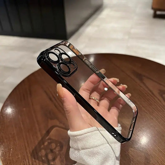 Simple Transparent Hard Phone Case - Protective Cover