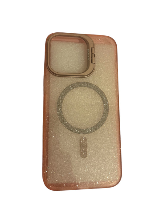 Pink Sparkling iPhone Case Compatible with iPhone 14 to iPhone 16
