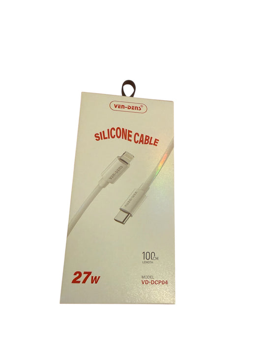 Type C to Lightning Cable 27W Fast Charging 1 Meter